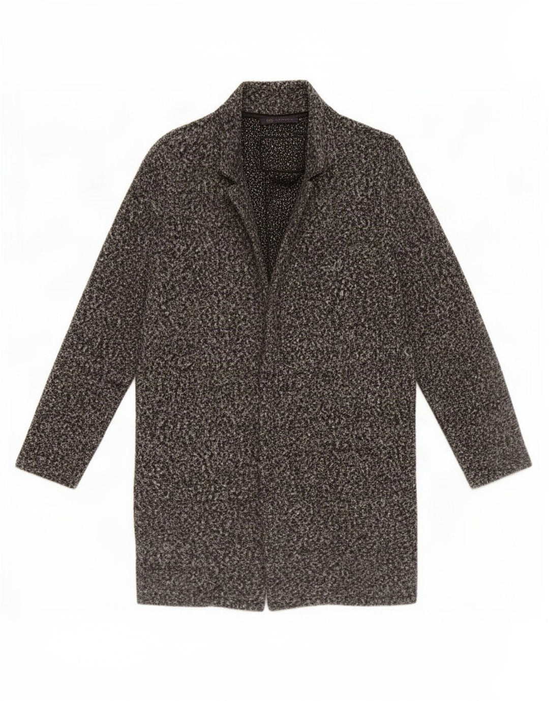 Marks & Spencer Dameoverfrakke UK 8 Small Grå Flecked Polyester