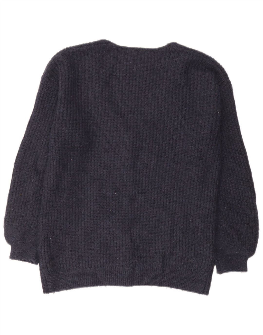 Marks & Spencer Dame Oversized Cardigan Sweater UK 10 Small Navy Blue