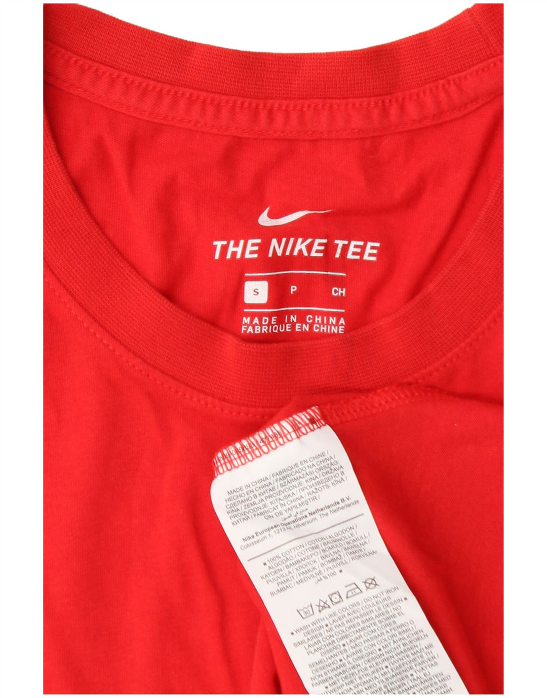 Nike herre T-shirt top lille rød bomuld