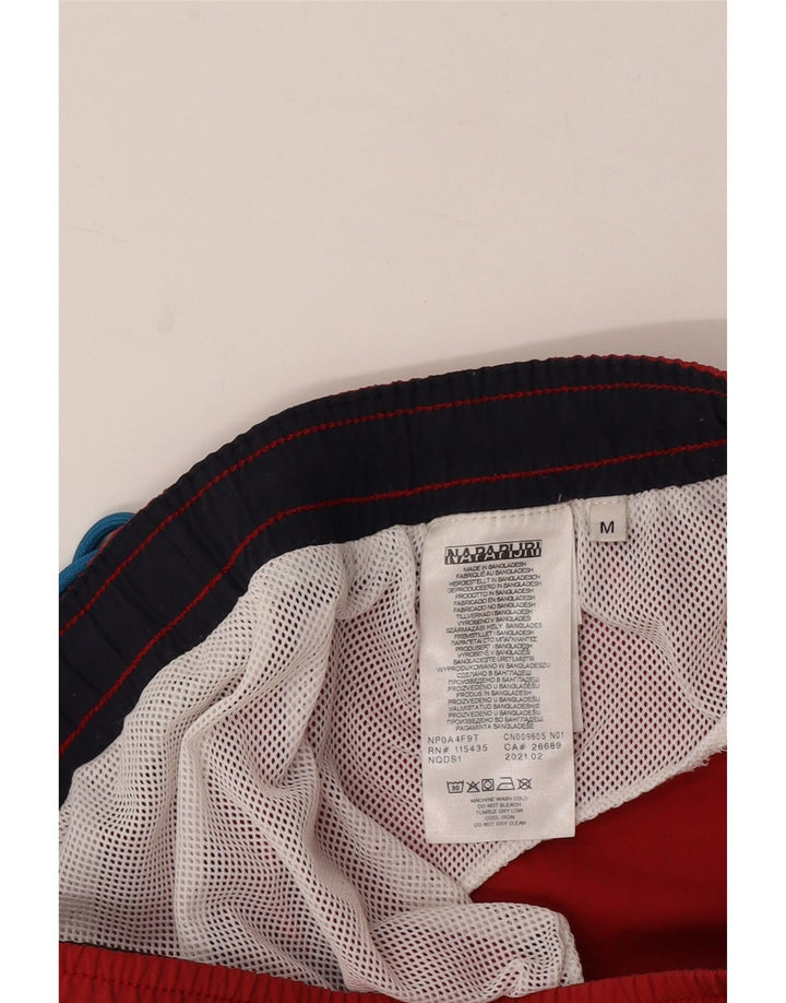 Napapijri Herre Geographic Badeshorts Medium Rød Polyamid