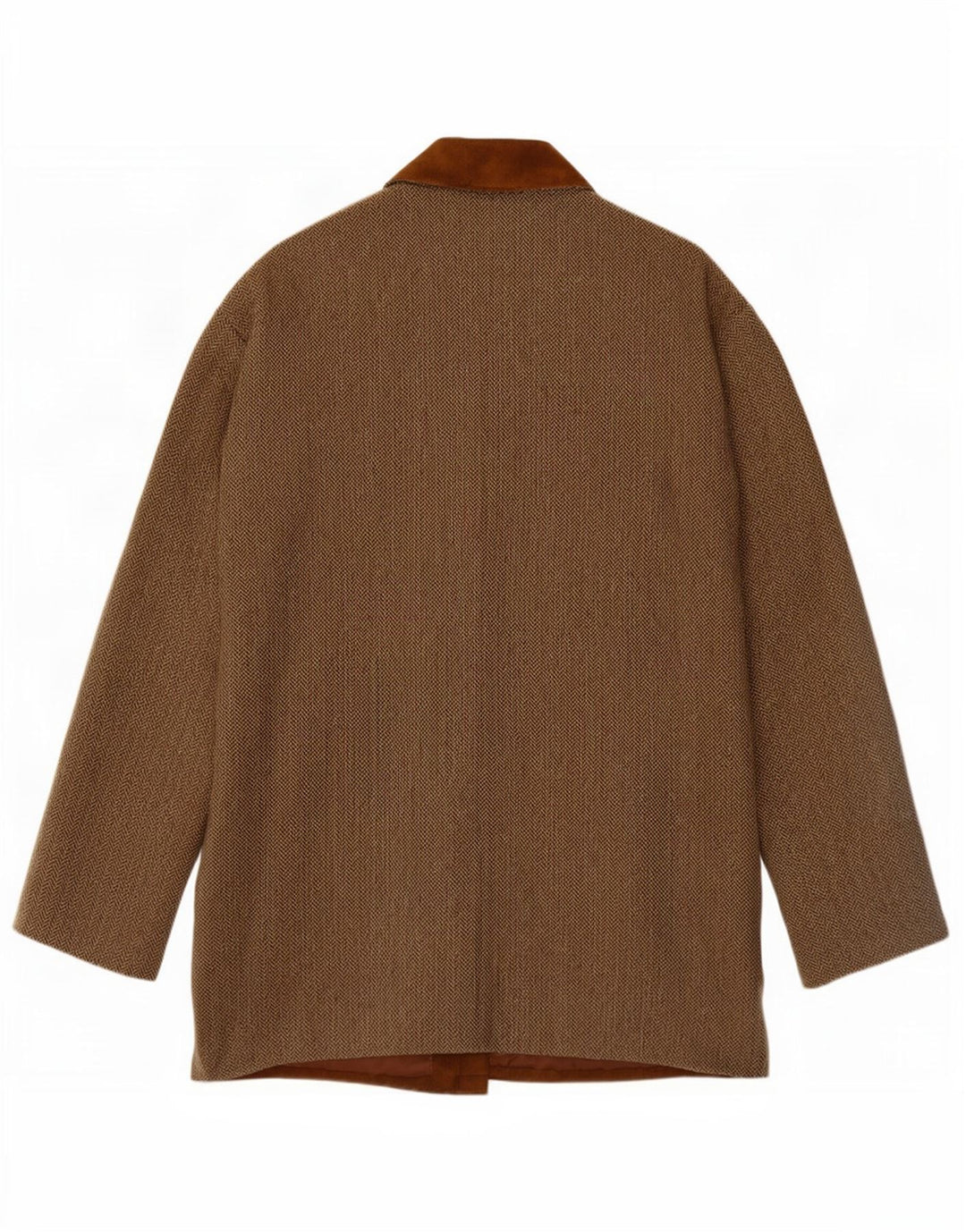Conbipel Dame Ruskindsjakke IT 42 Medium Beige Sildebenslæder