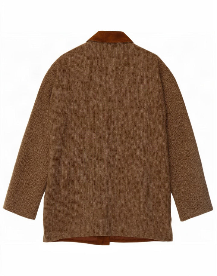 Conbipel Dame Ruskindsjakke IT 42 Medium Beige Sildebenslæder