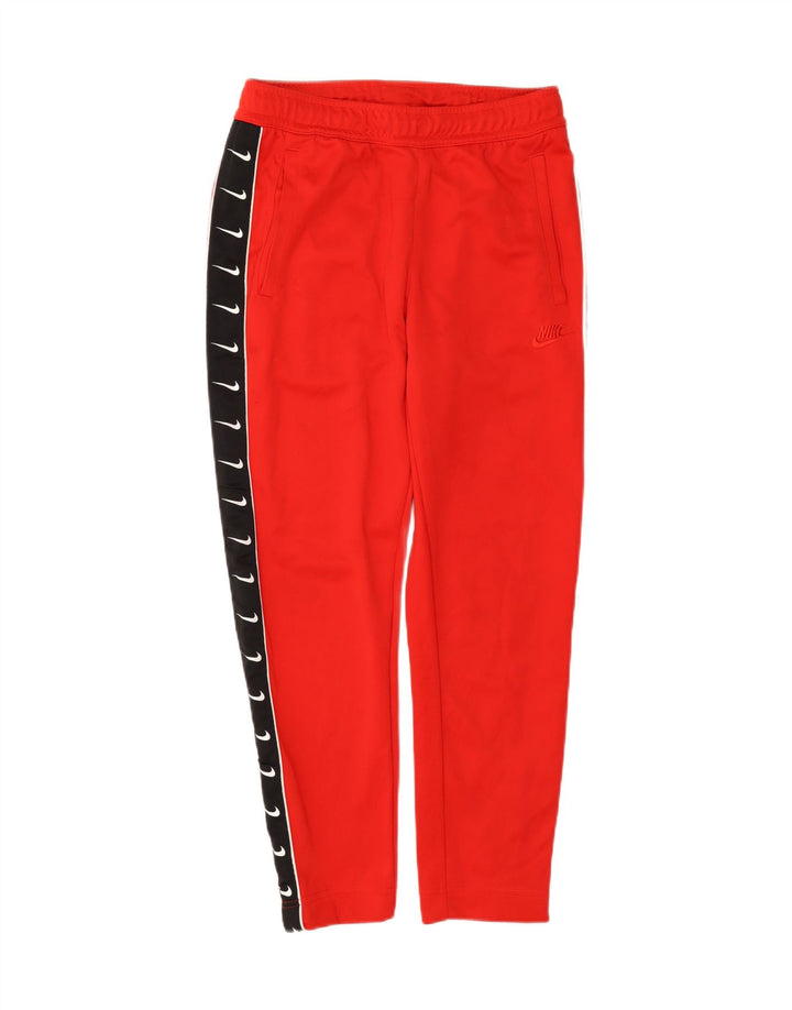 NIKE Mens Graphic Tracksuit Trousers Joggers Small  Red Polyester Vintage Nike and Second-Hand Nike from Messina Hembry 