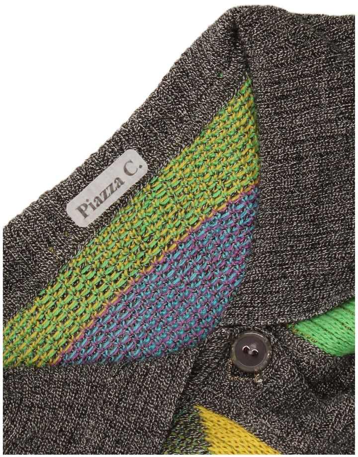 Piazza Dame Polo Neck Jumper Sweater UK 14 Medium Flerfarvet