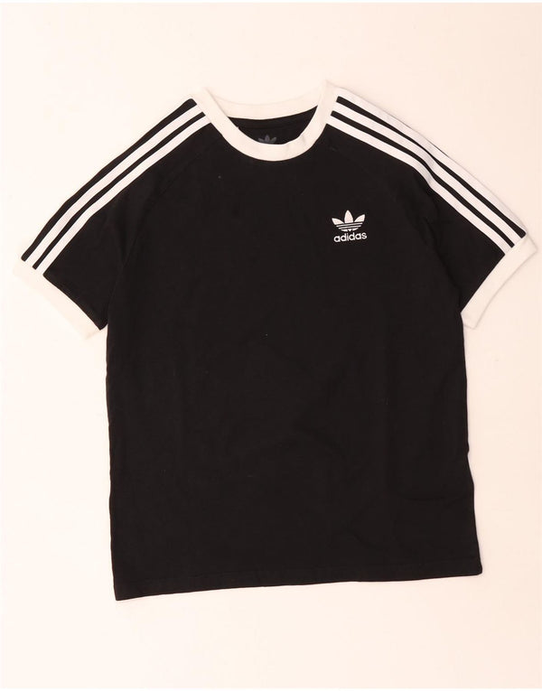 ADIDAS T-shirt til drenge 11-12 år Sort bomuld