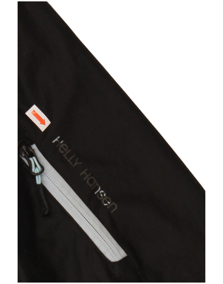 Helly Hansen Dame Oversized Hooded Windbreaker Jacket UK 10 Small Black