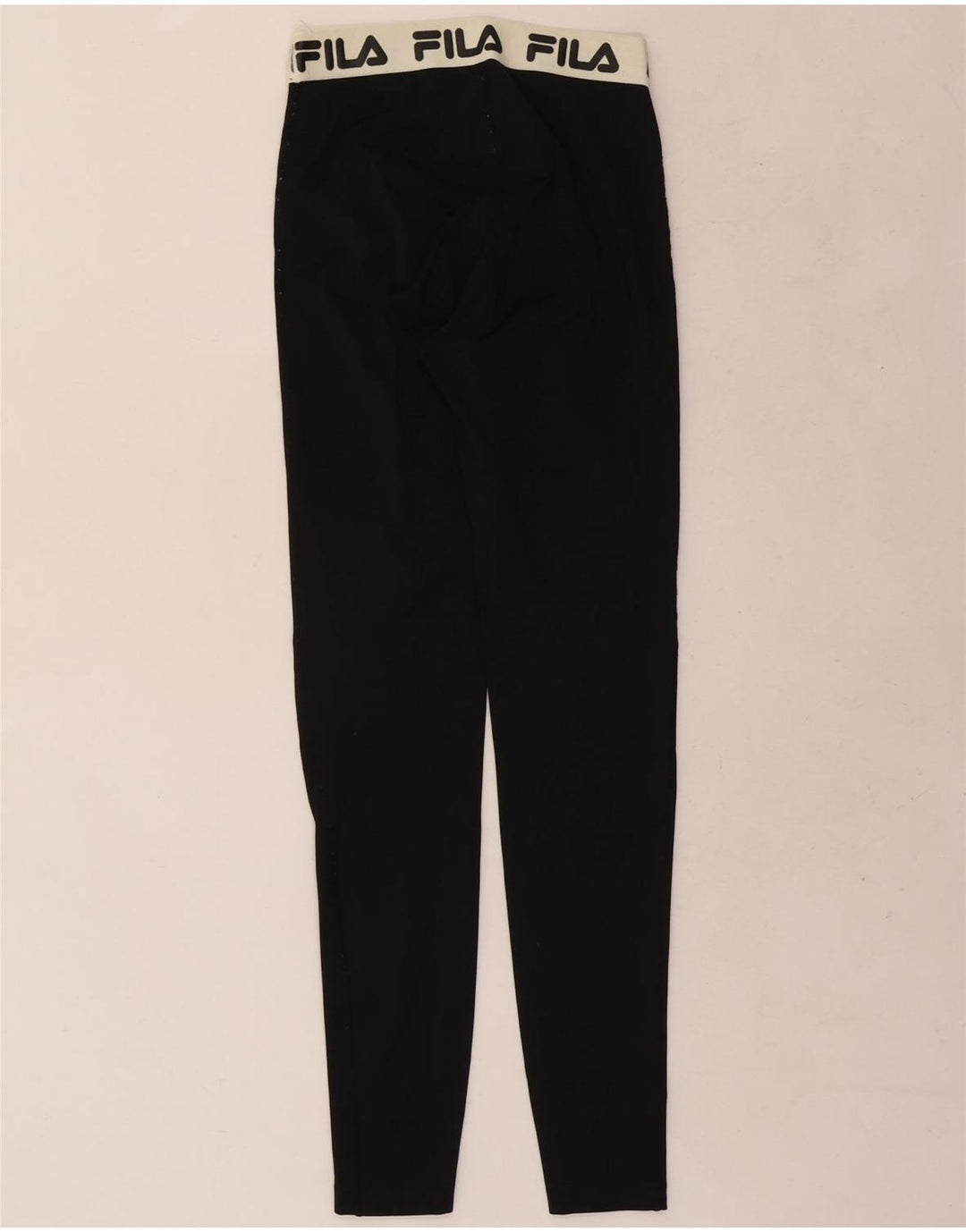 Fila Grafiske Leggings til kvinder UK 4 XS Sort Colourblock Polyester