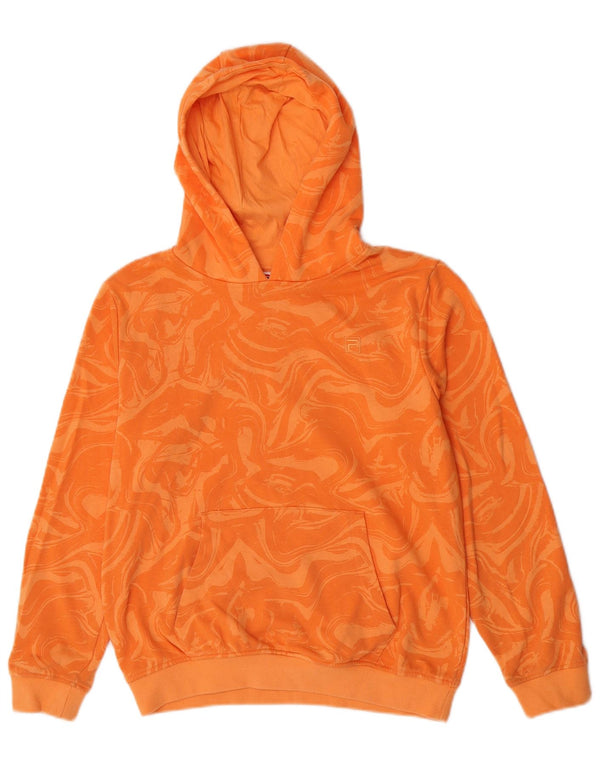 Fila Boys Hoodie Jumper 11-12 år Orange Tie Dye Bomuld