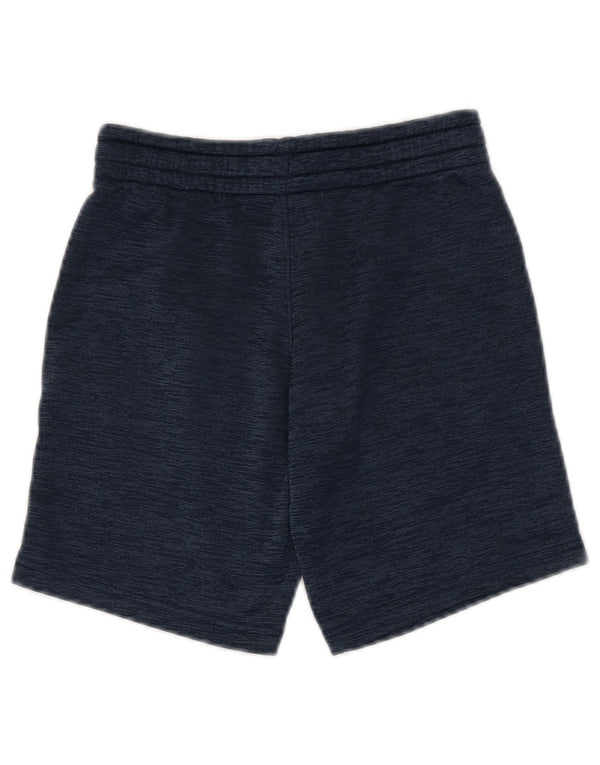 Under Armour Boys Cold Gear Sportsshorts 7-8 år Small Navy Blue Flecked