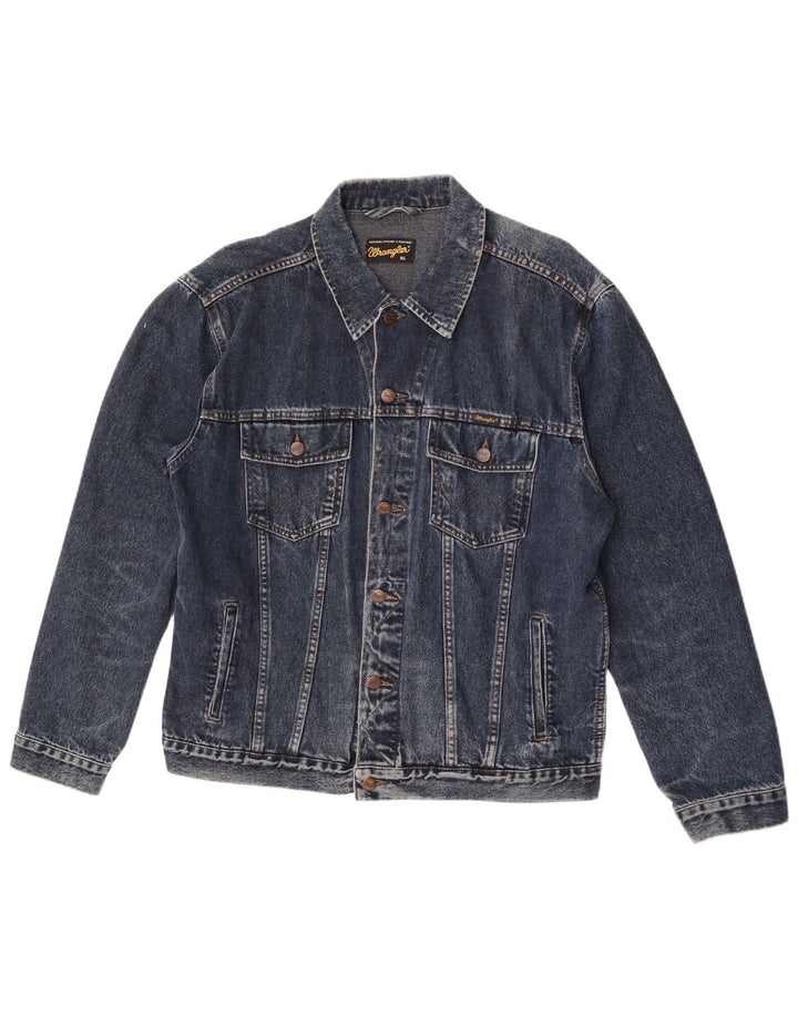 Wrangler Herre denimjakke UK 42 XL Blå Bomuld