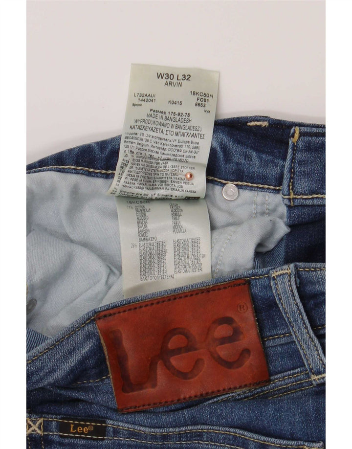 Lee Herre Arvin Slim Jeans W30 L32 Blå Bomuld