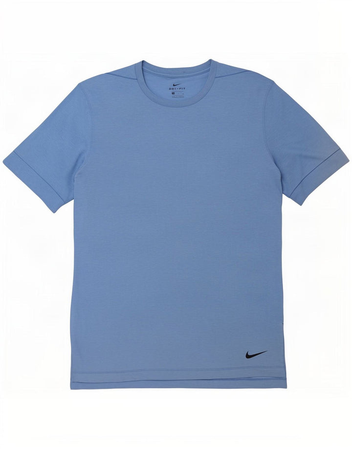 Nike Herre Dri Fit T-Shirt Top XL Blå Polyester