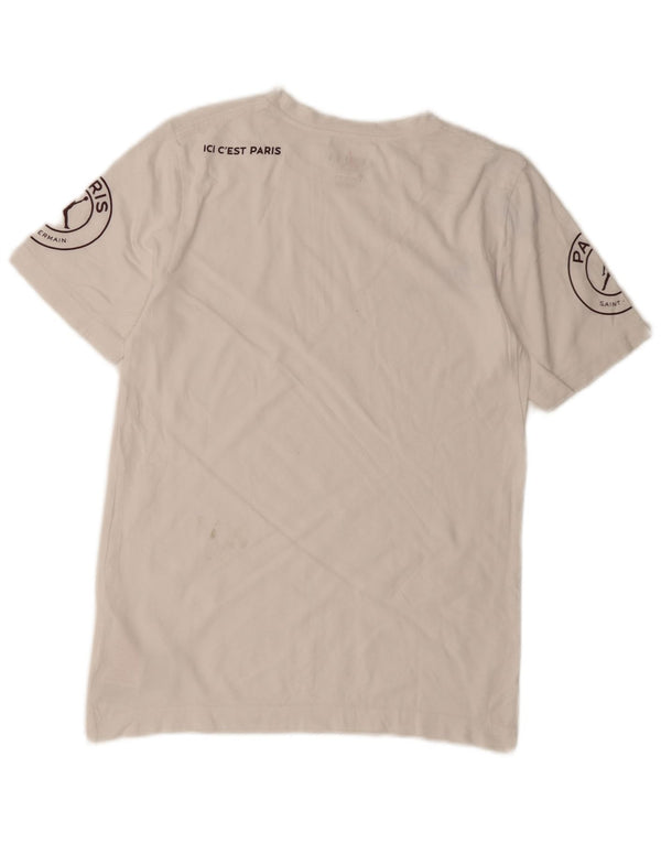 Jordan Boys Paris Saint- Germain Grafisk T-Shirt Top 13-14 år XL Hvid