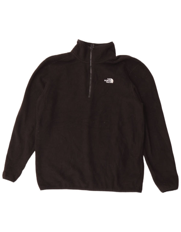 The North Face Fleece Jumper til mænd med lynlås XL sort polyester