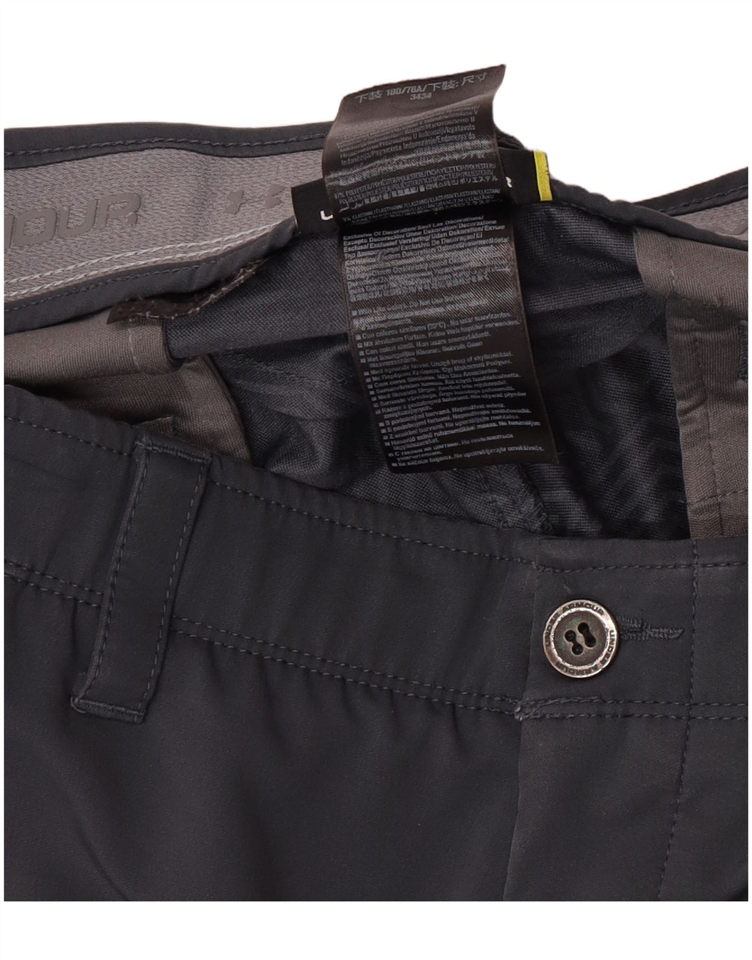 Under Armour Herre Regular Chino Bukser W34 L34 Grå Polyester