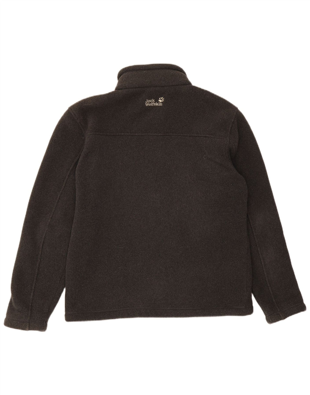 JACK WOLFSKIN Fleecejakke til mænd UK 40/42 Stor grå polyester