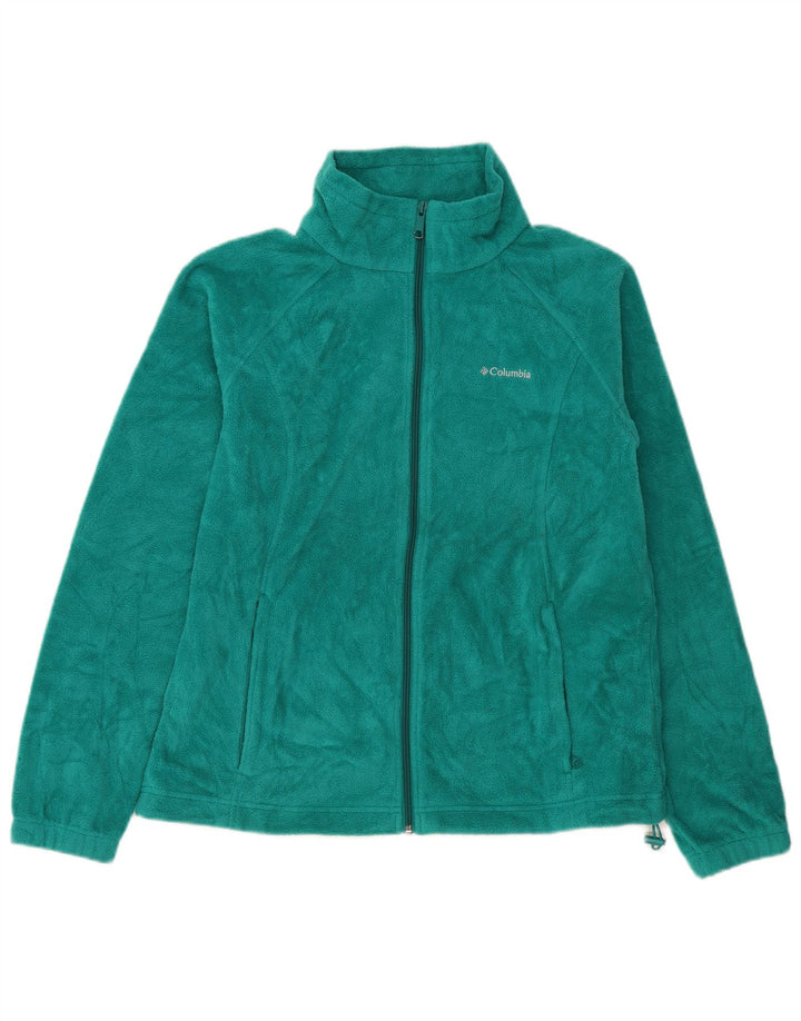Columbia Dame Fleecejakke UK 18 XL Grøn Polyester
