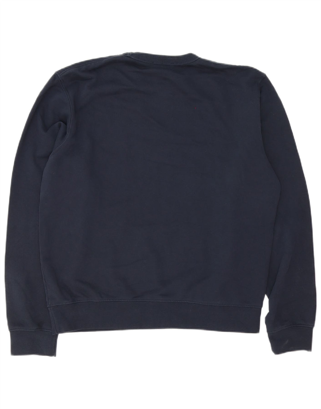 Zara Dame Oversized Sweatshirt Jumper UK 14 Medium Navy Blue Bomuld