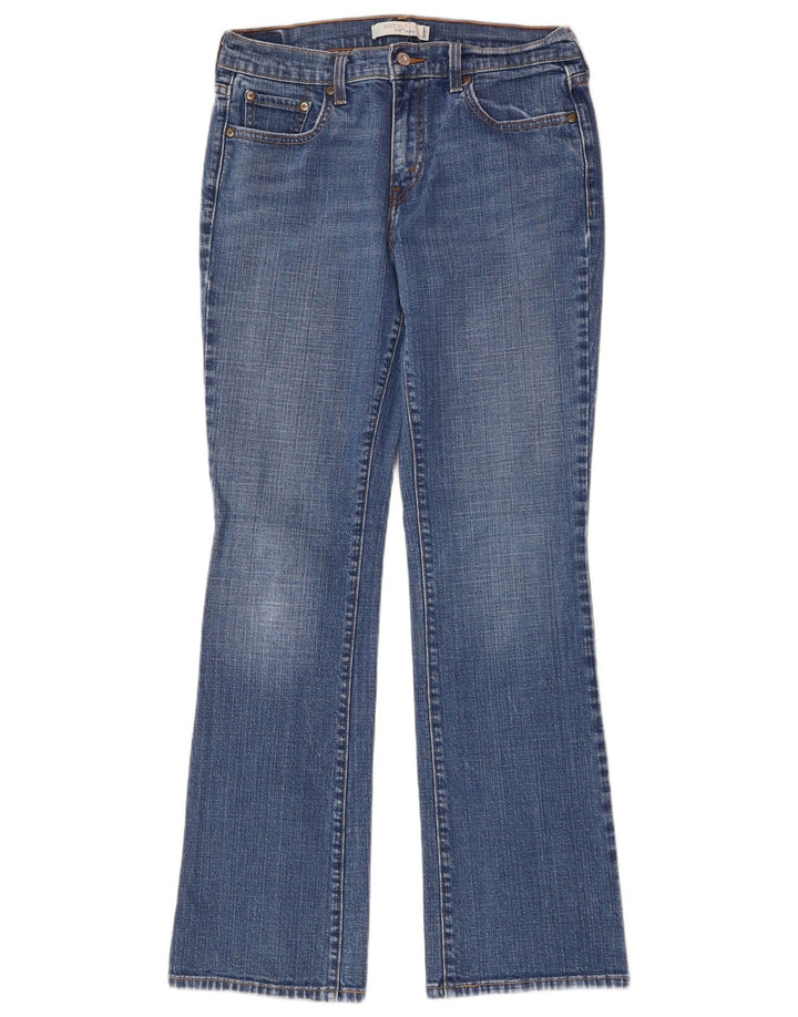 LEVI'S Dame 515 Bootcut Jeans US 10 Large W30 L32 Blå Bomuld