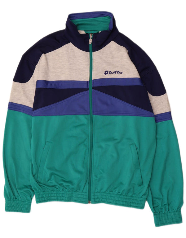 Lotto Herre træningsdragt Topjakke Medium Grøn Colourblock Polyester