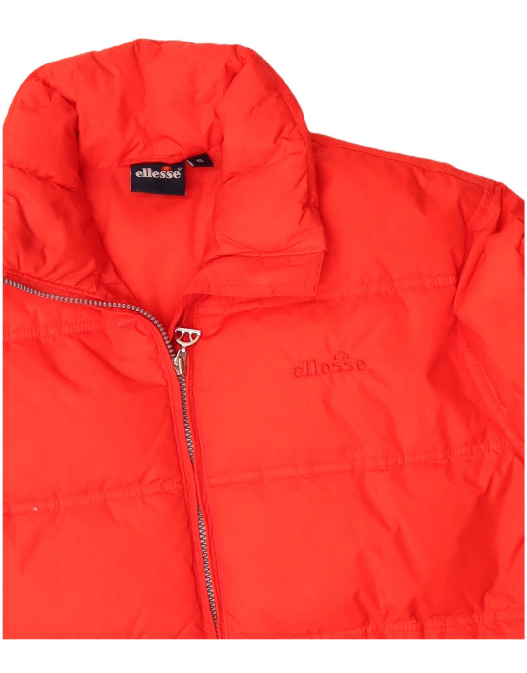 Ellesse Dame Polstret Jakke UK 18 XL Orange Polyamid