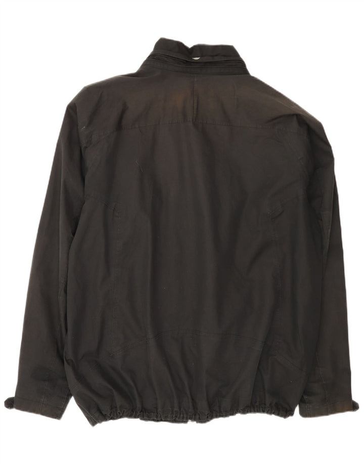 Timberland Herre Windbreaker Jacket UK 44 2XL Sort Bomuld