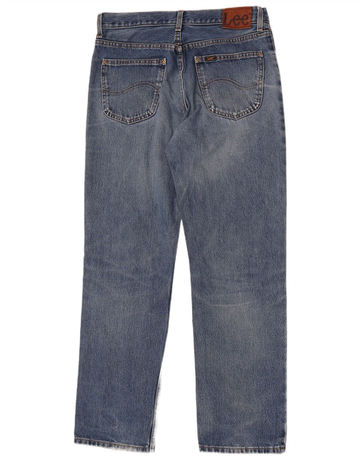 Lee Mens Brooklyn Straight Jeans W34 L32 Blå Bomuld