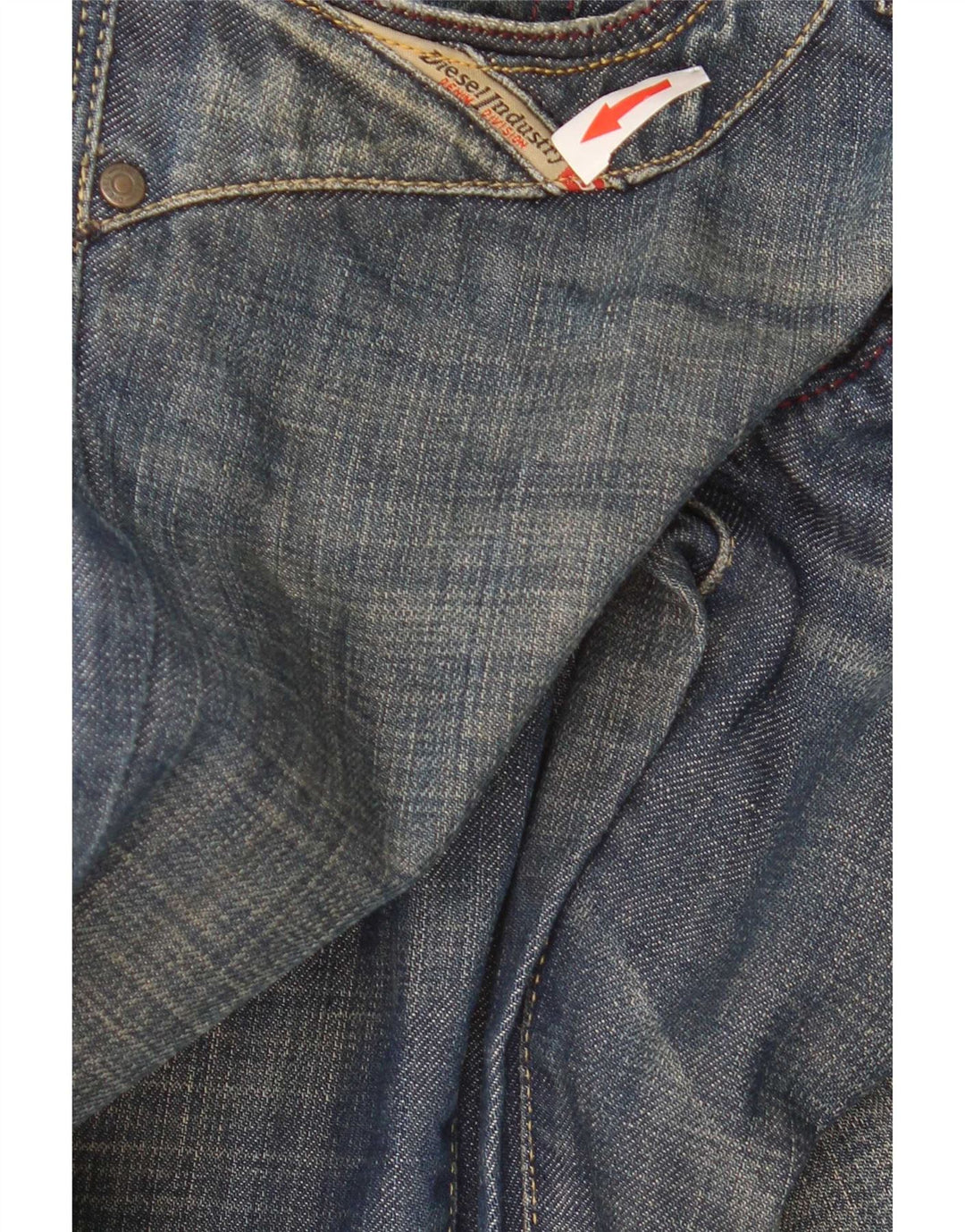Diesel Dame Kycut Straight Jeans W27 L30 Blå