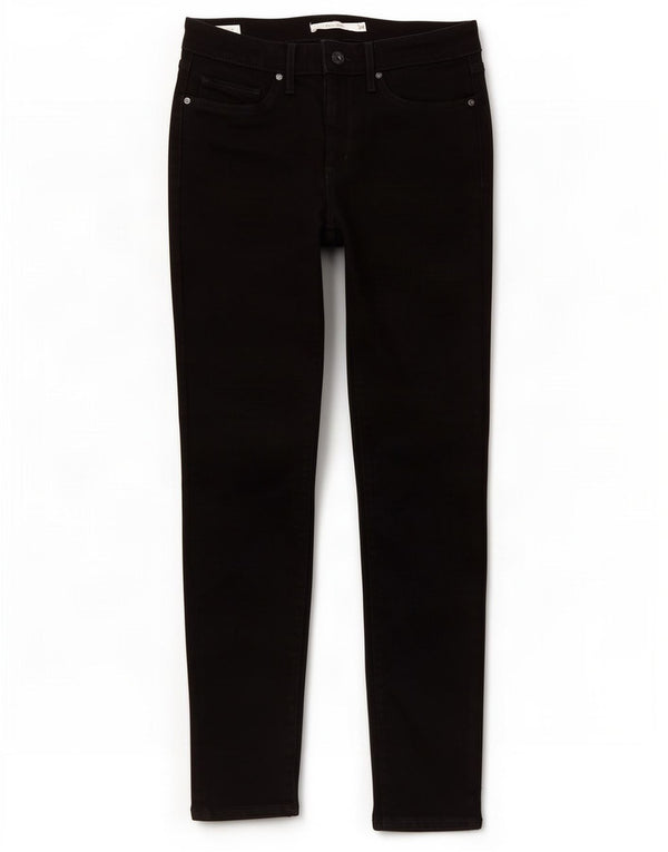 Levi's Dame 711 Skinny Jeans W29 L29 Sort