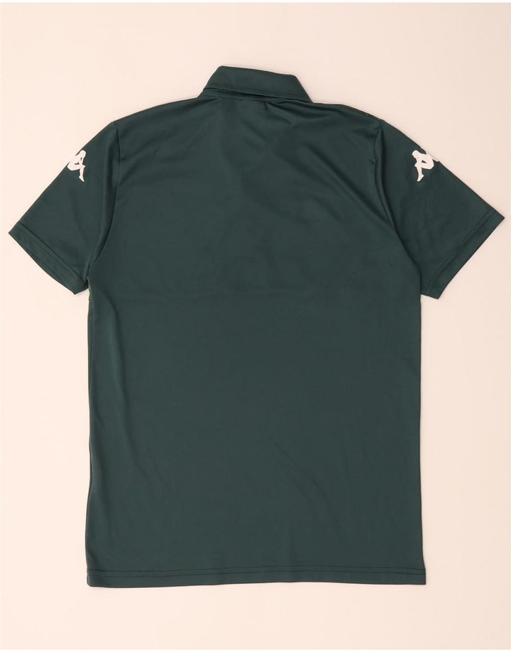 Kappa Herre grafisk poloshirt Medium Grøn Colourblock Polyester