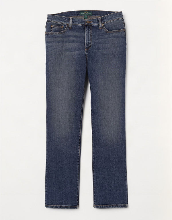 Ralph Lauren Womens Mid Rise Straight Jeans US 10 Large W28 L30 Blue Cotton