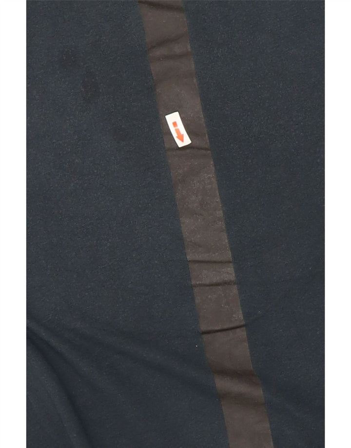 Puma Herre grafisk T-shirt Top Medium Marineblå Colourblock Bomuld