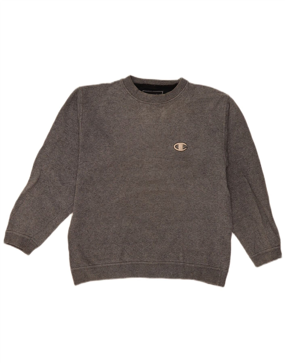 Champion Herre Sweatshirt Jumper Lille Grå Bomuld