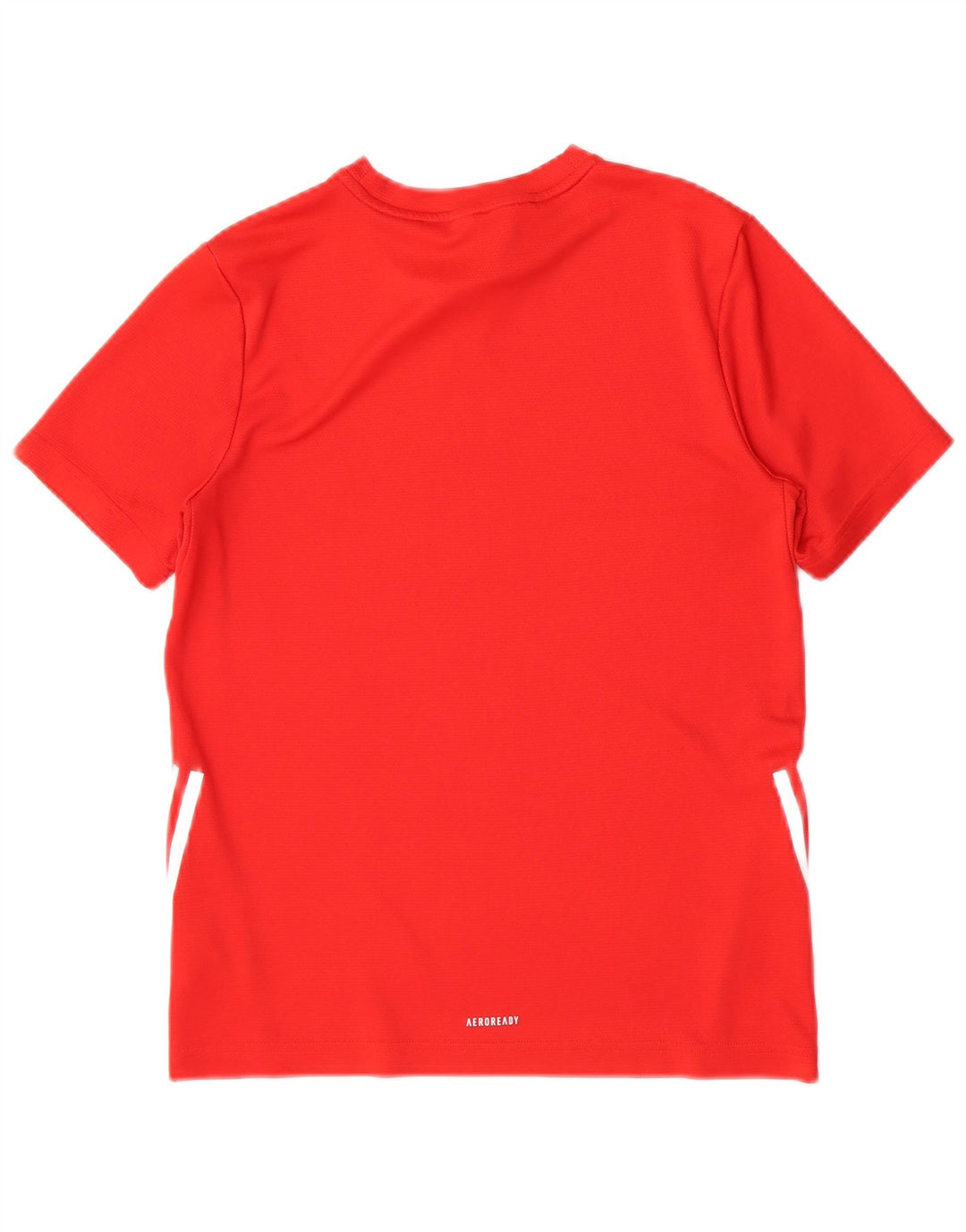 Adidas Boys T-Shirt Top 13-14 År Rød Polyester