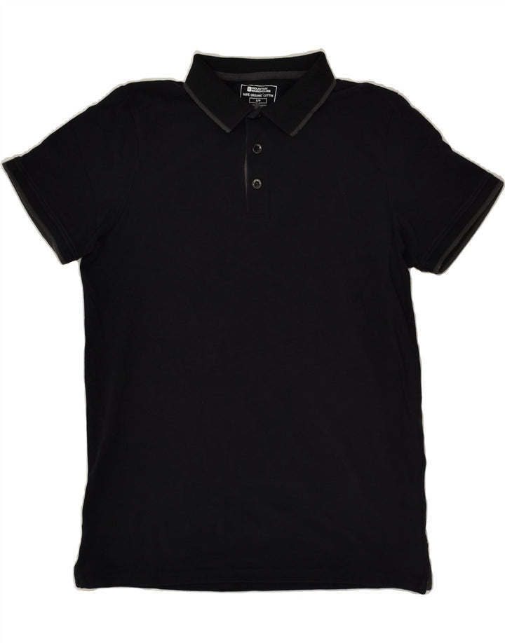MOUNTAIN WAREHOUSE Herre poloshirt Lille sort bomuld