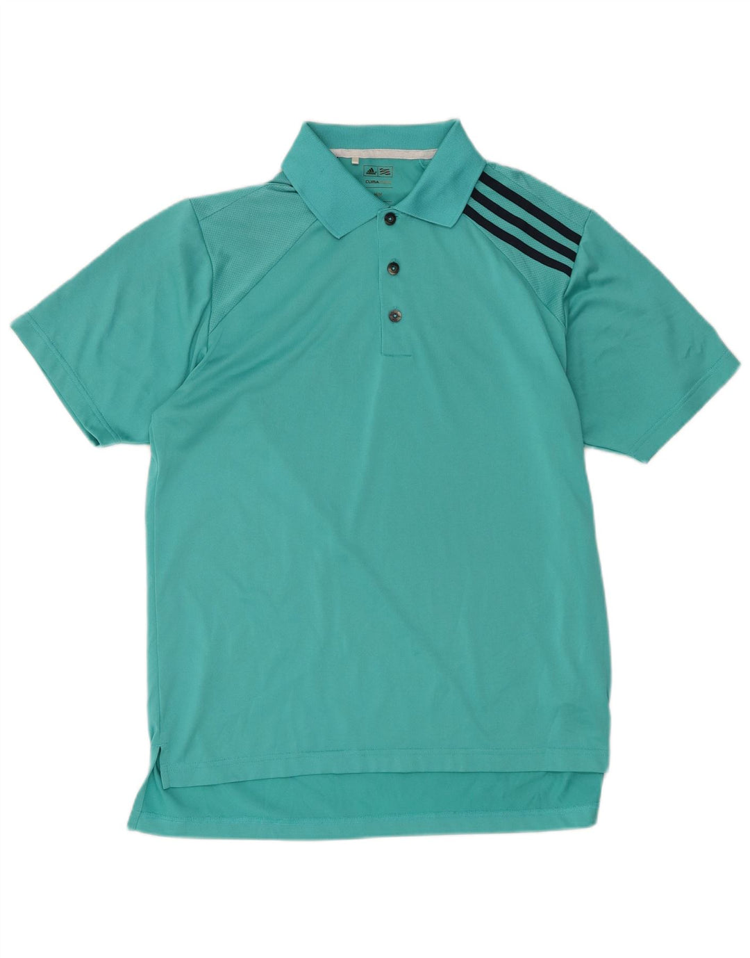 Adidas Herre Climacool Polo Shirt Medium Turkis Polyester