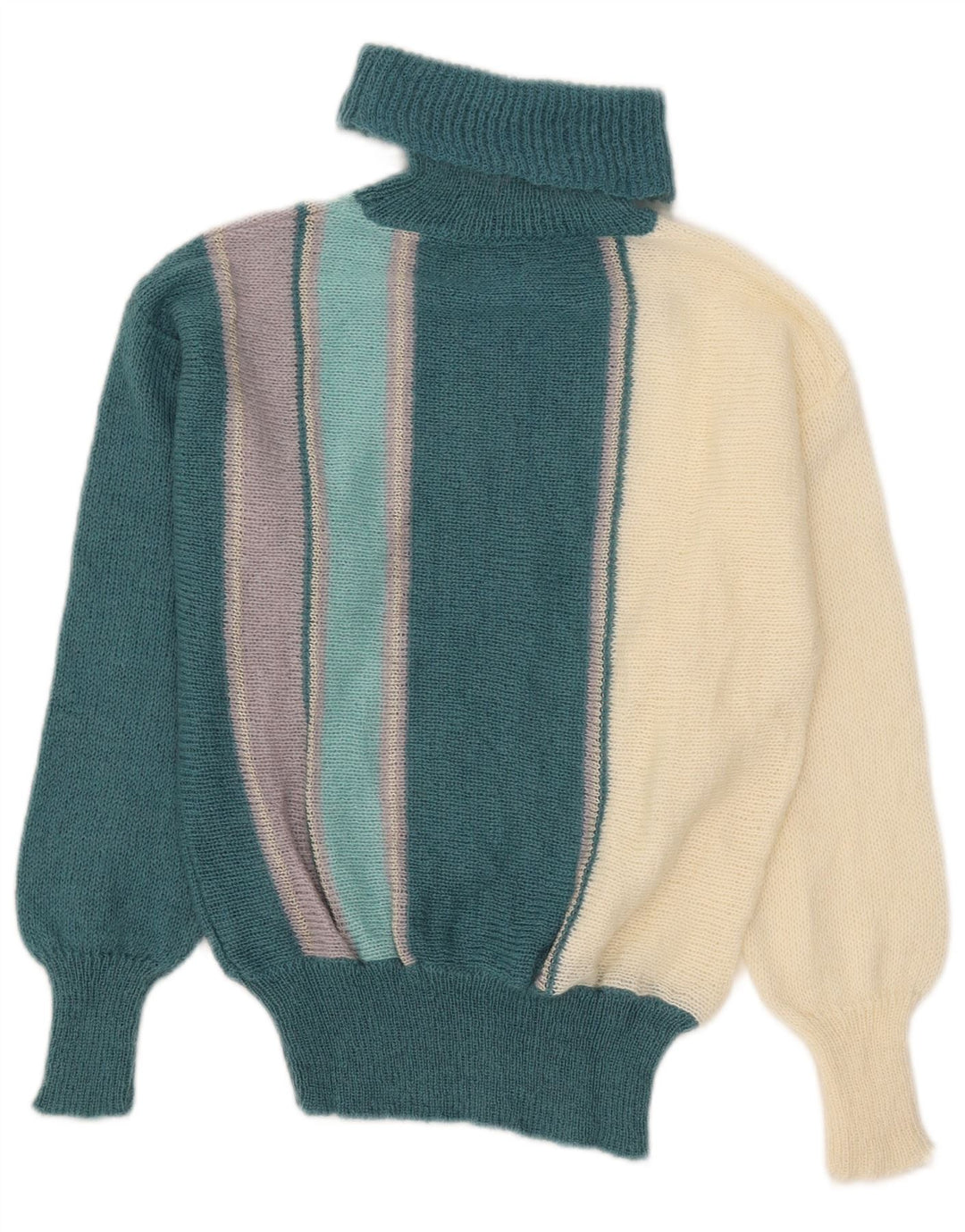 Cagi Dame Rullehalstrøje IT 44 Medium Flerfarvet Colourblock