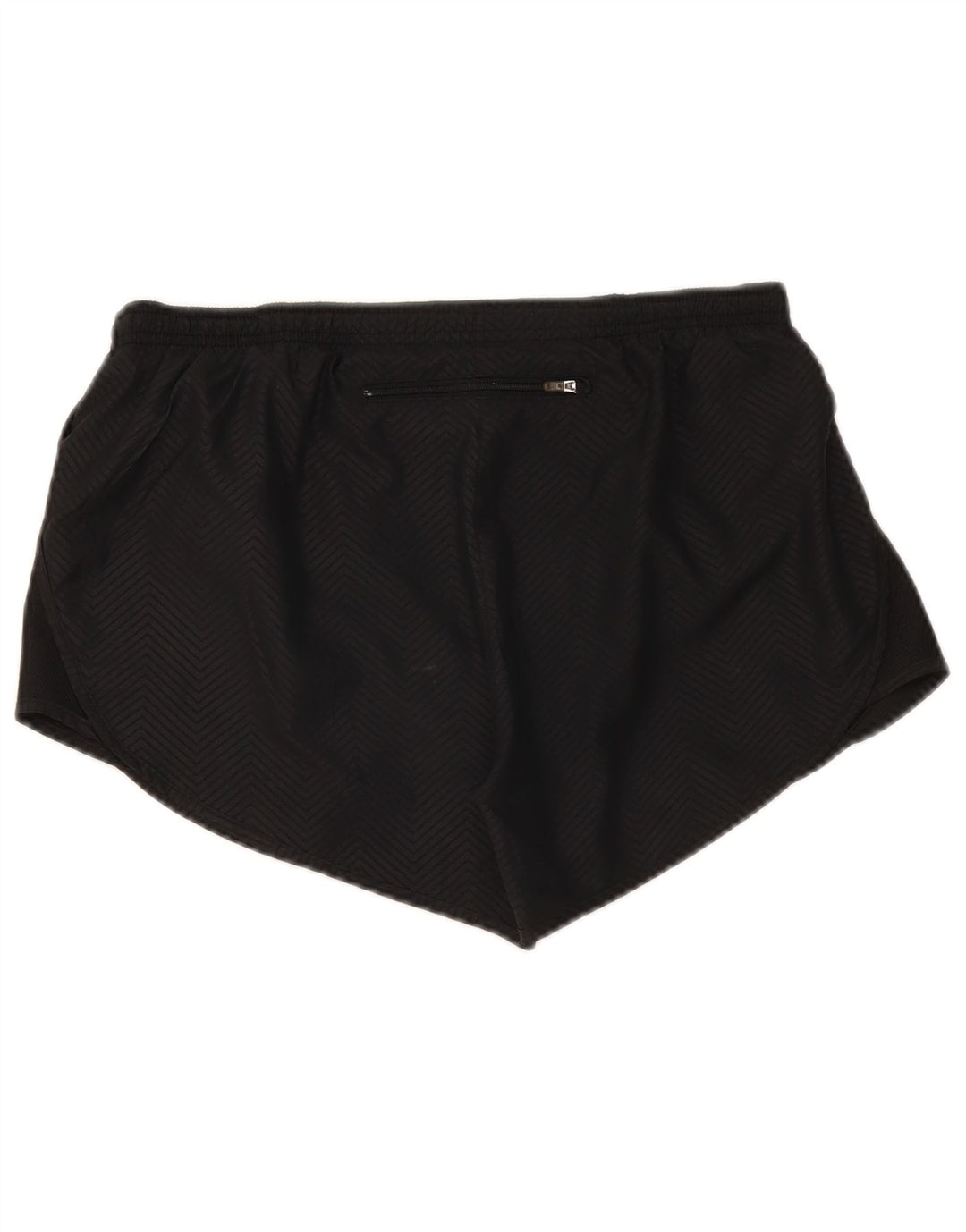 Nike Dame Dri Fit Sports Shorts UK 14 Medium Sort Chevron Polyester