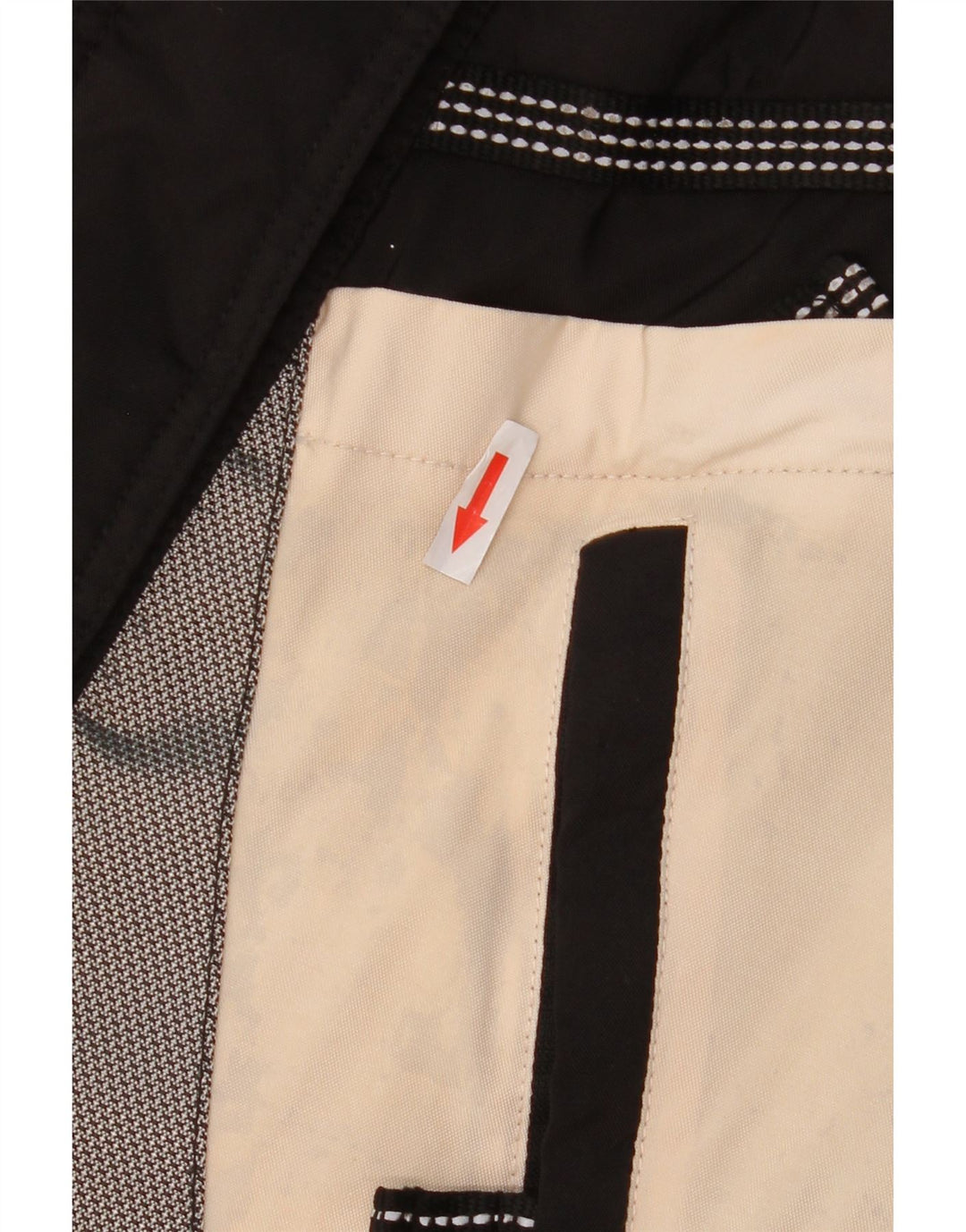 Sporting Herre Hætte Loose Fit Skijakke IT 46 Small White Colourblock