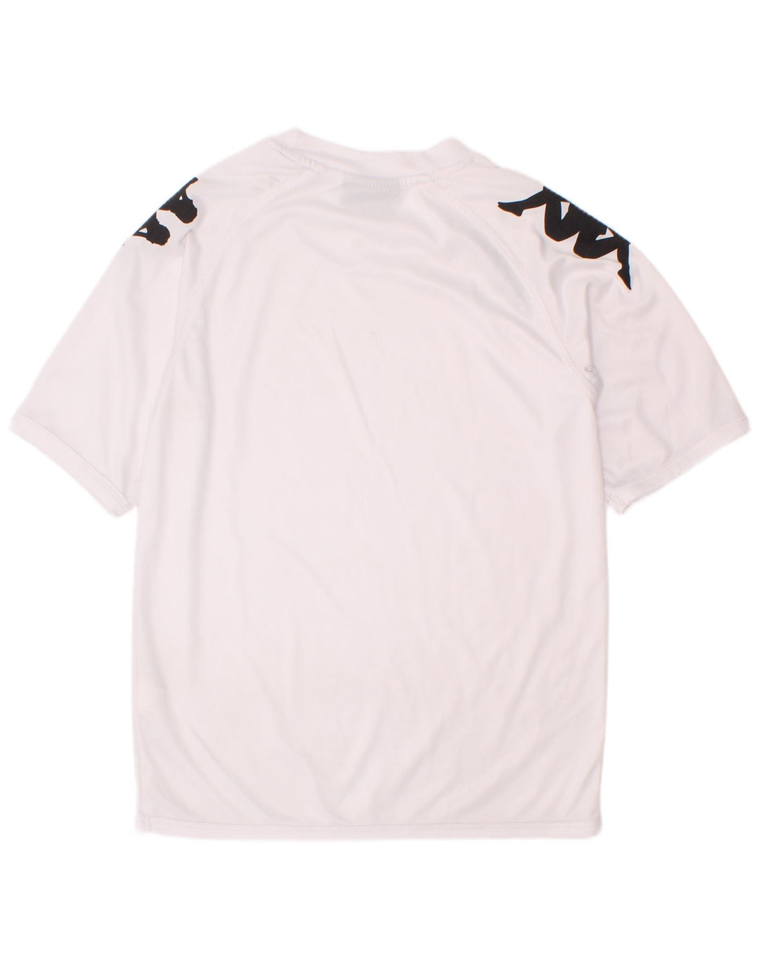Kappa Boys Grafisk T-Shirt Top 9-10 År Hvid Polyester