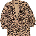 Marks & Spencer Womens Oversized 3/4 Sleeve Blazer Jacket UK 10 Small Beige