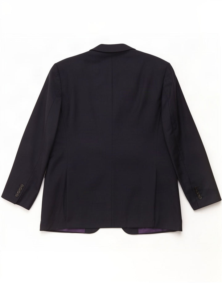 Marks & Spencer Herre 3-knaps blazerjakke UK 44 XL Marineblå Uld