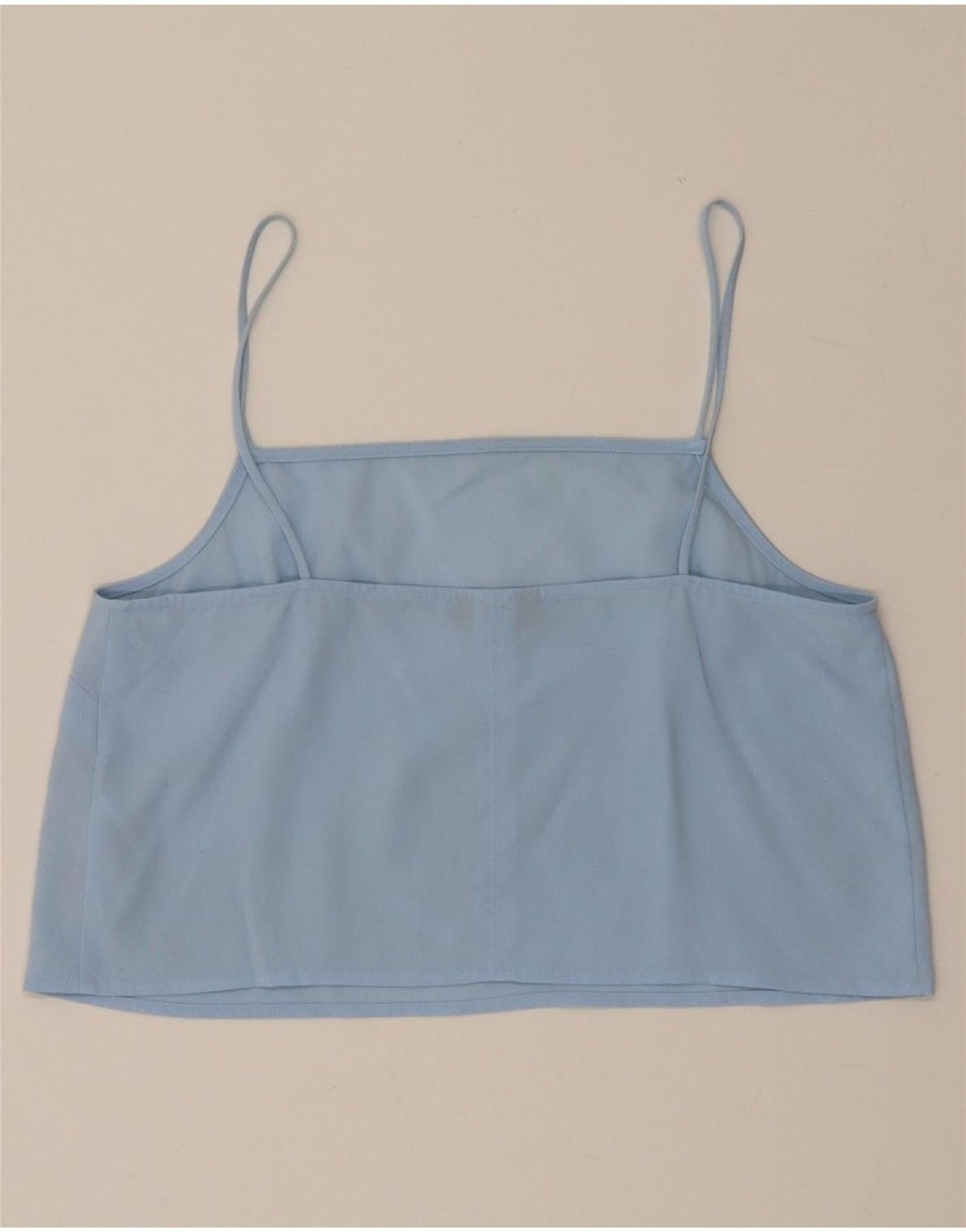TOPSHOP Womens Cami Top UK 10 Small Blue Polyester Vintage Topshop and Second-Hand Topshop from Messina Hembry 