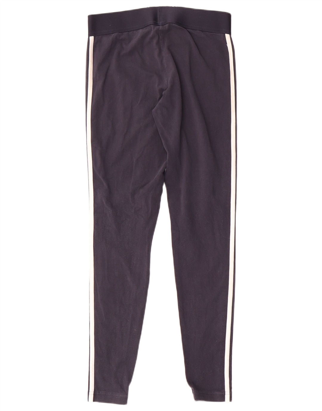 Adidas Dame Leggings UK 12/14 Medium Navy Blue Bomuld