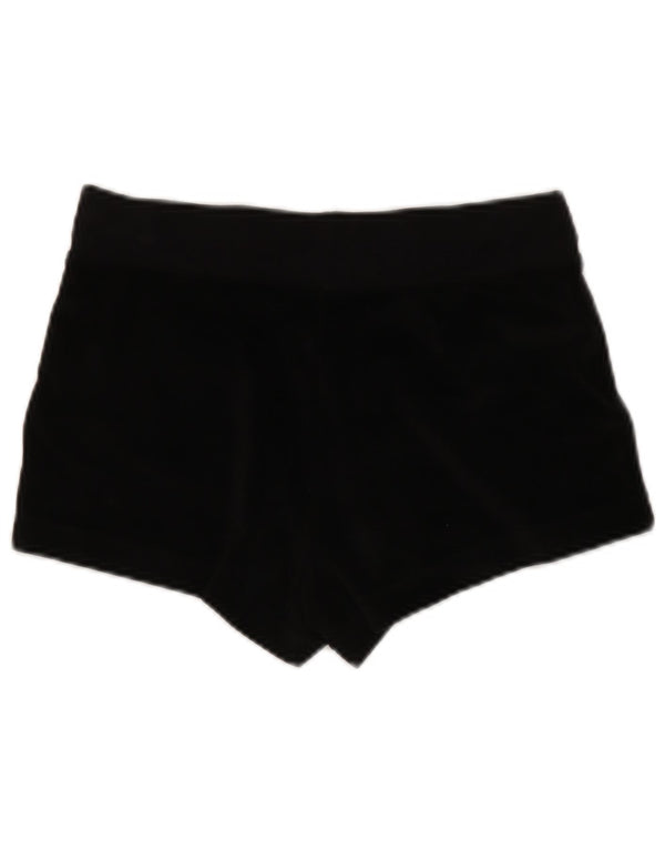 JUICY COUTURE Sportshorts til kvinder UK 10 Small Black Polyester