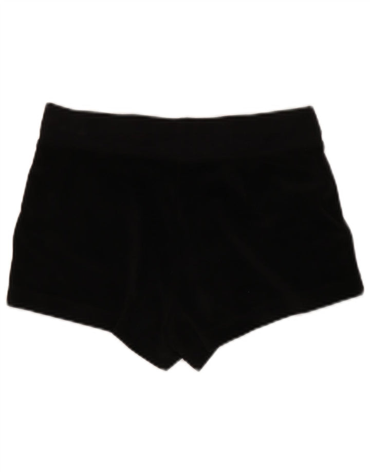 JUICY COUTURE Sportshorts til kvinder UK 10 Small Black Polyester