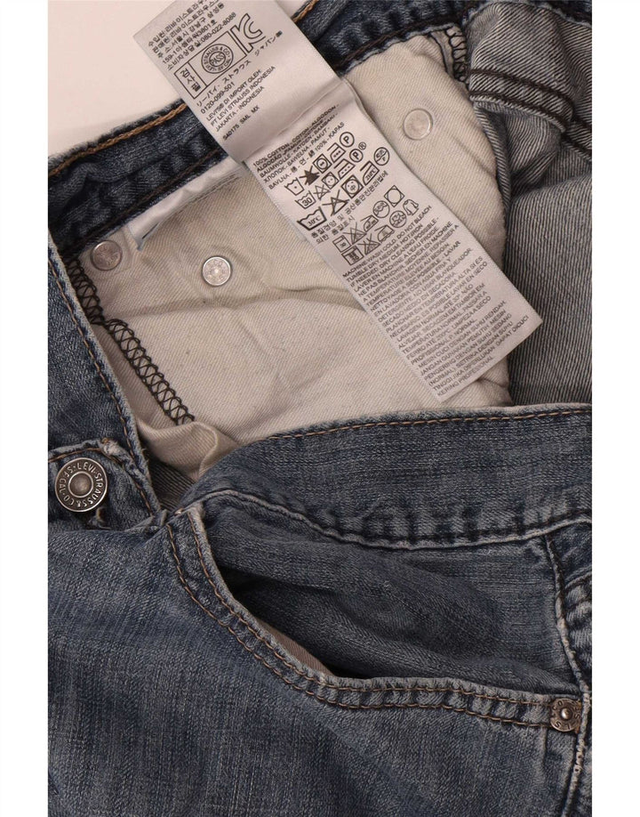 Levi's lige jeans til kvinder W36 L34 blå bomuld