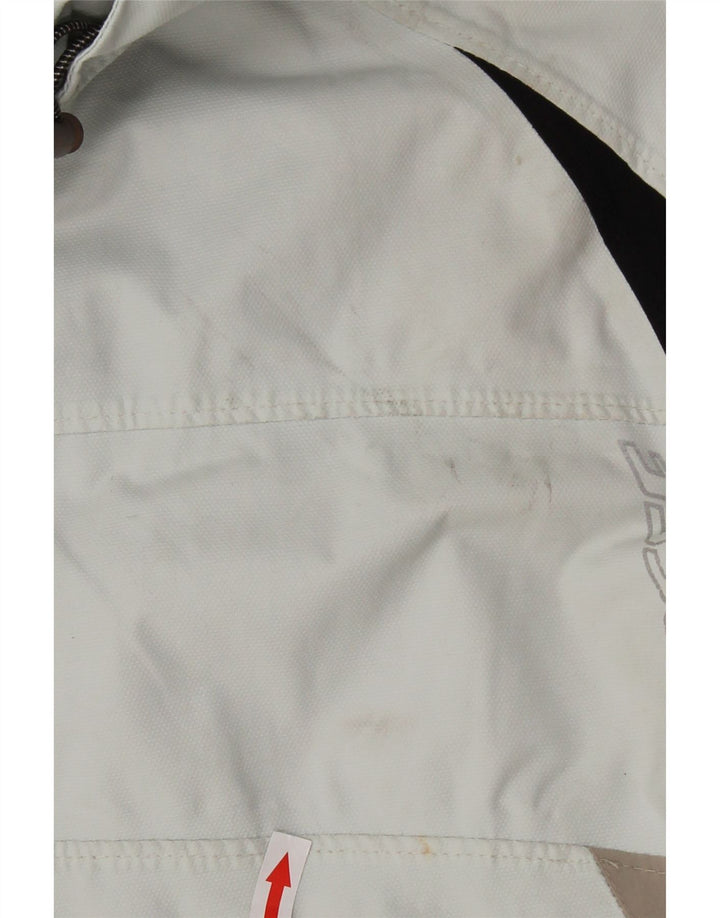 DAINESE Dame Windbreaker Jacket UK 14 Medium Off White Colourblock