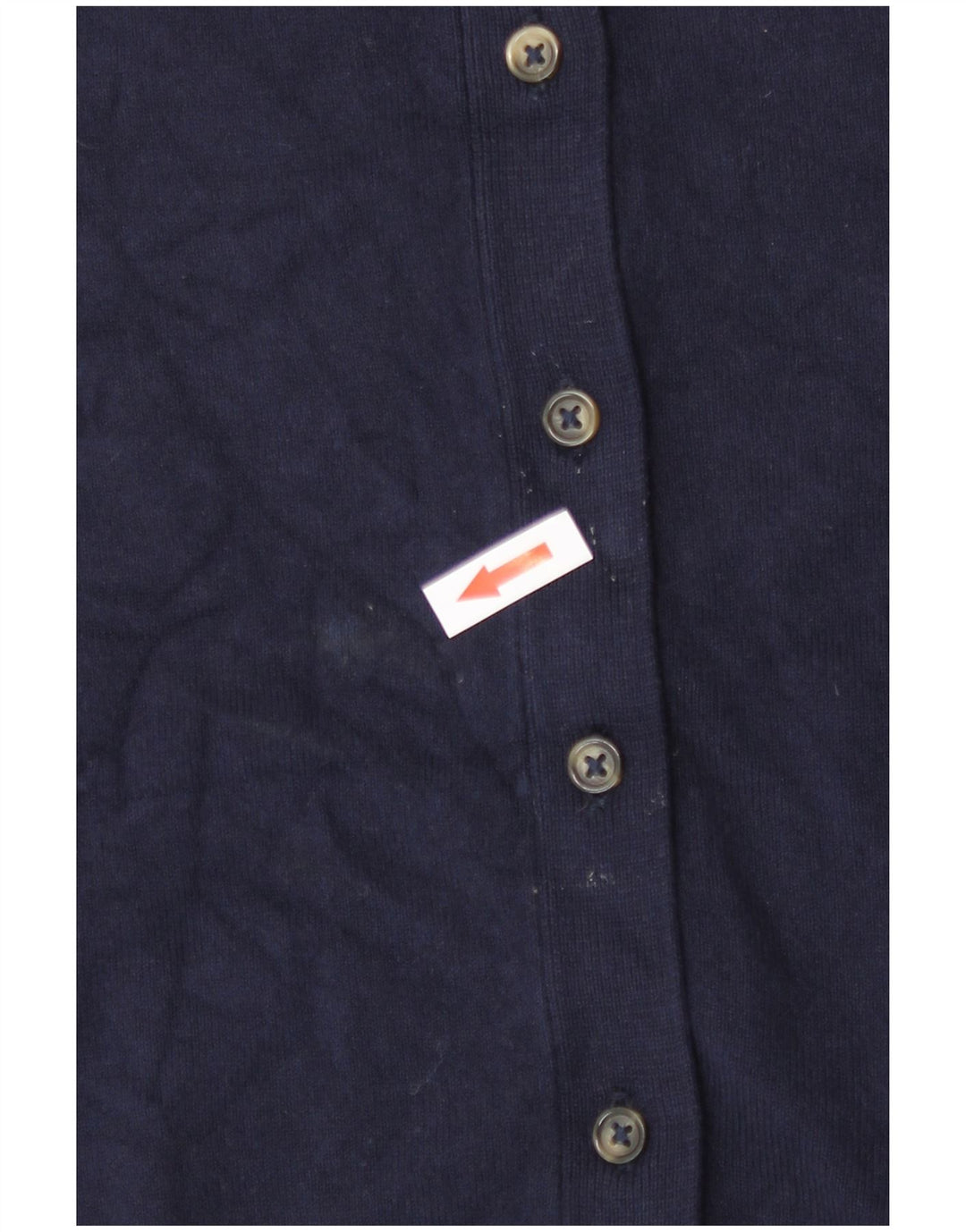 Marks & Spencer Dame Cardigan Sweater UK 10 Small Navy Blue Viscose