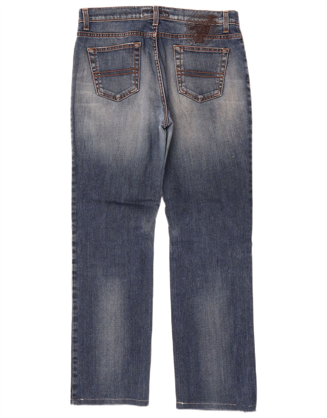 Trussardi lige jeans til kvinder W29 L29 blå bomuld